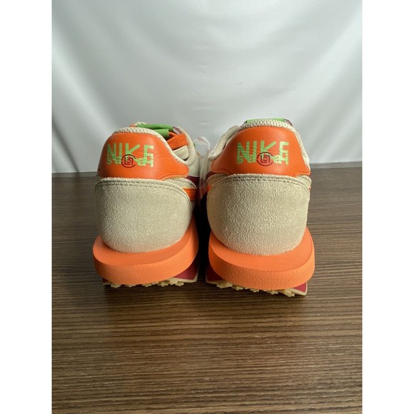 Nike LD Waffle X Clot X Sacai Net Orange Blaze 2021 DH1347-100 Mens Size 10 NIB main image 6